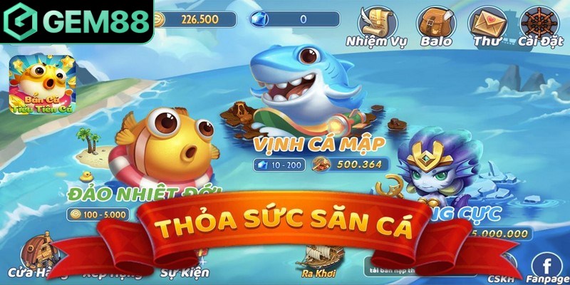 Hệ thống phòng chơi trong game đa dạng với nhiều cấp độ đặc biệt